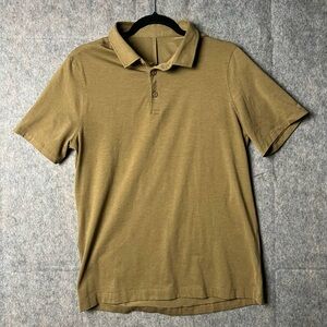 Lululemon Men Size Medium Short Slevees Polo‎ lightweight Shirt